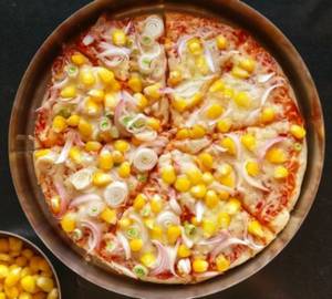 Onion and Corn Pizza