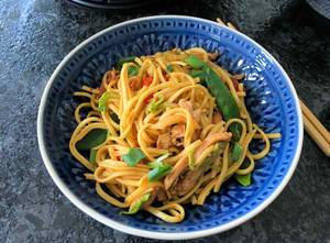 Singapore chicken chow 