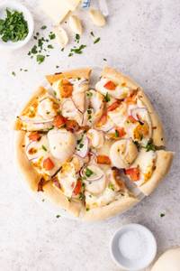 Fish pizza
