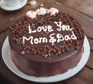 Choco Chip Truffle Cake 1/2Kg Eggless