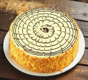 Eggless Butterscotch Cake