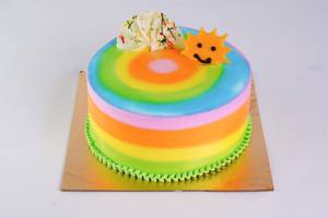 Rainbow Cake 1 Pound
