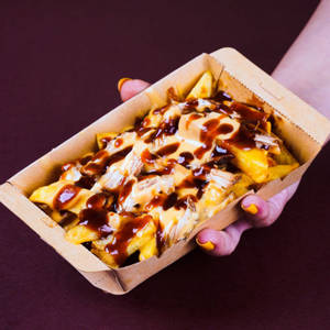 Smoque'd BBQ Chicken and Cheese French Fries