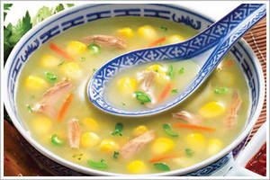 Sweet Corn Chicken Soup