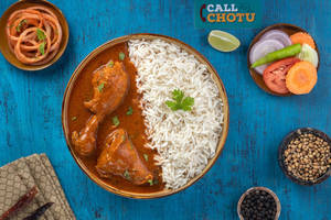 Tarri waala Chicken and Chawal