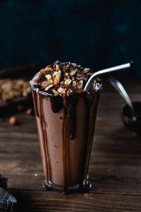 Chocolate Dry Fruit Thick Shake