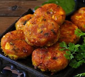 Aloo corn tikki