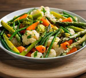 Boiled vegetables