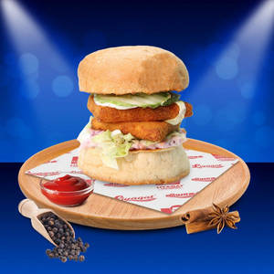 Classic Double Patty Veg Burger