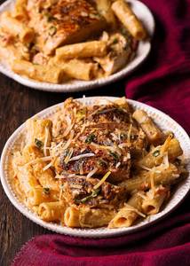 Mixed Cheesy Chicken Pasta