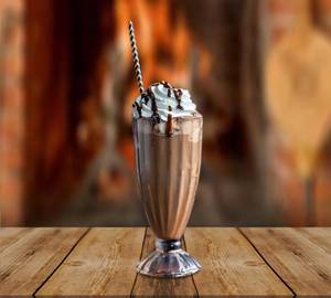 Cold coffee with ice cream