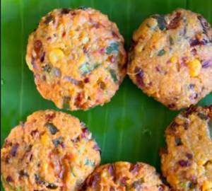 Ladies Finger Vada (Vendakkai Vada)