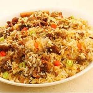 Schezwan mutton fried rice