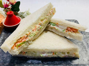 Vegetable Sandwich ( Cheese Tomato Butter With Herbs)