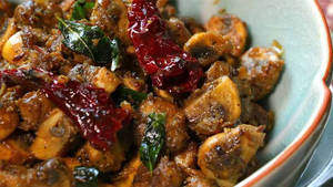 Mushrooom Pepper Fry