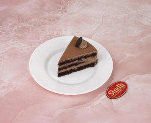 Soft Truffle Cake Slice