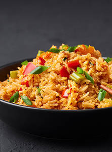 Schezwan gobi fried rice