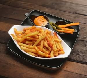 Peri peri french fries with mayonnaise                                                                                                      