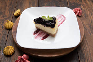 Baked Cheese Cake Slice