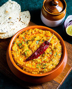 Dal Khichdi With Boondi Raita