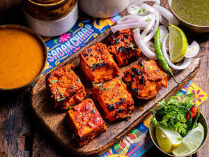 Paneer Achari Tikka