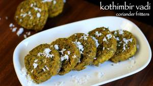 Special kothimbir vadi