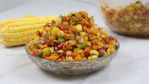 Corn Bhel [serves 1]