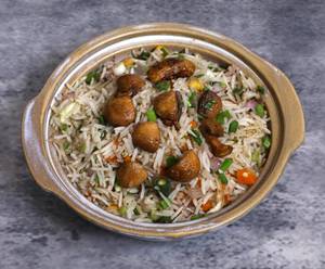 Mushroom Garlic Fried Rice