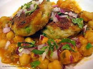 Chole Tikki Chaat