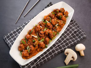 Mushroom Manchurian Gravy