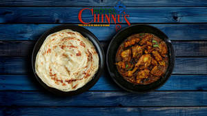 3 Porotta + Chicken Roast (500 Ml)