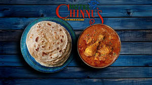 Half Chicken Masala[250ML]+2 Chapathy