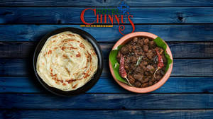 3 Porotta + Beef Roast (500 Ml)