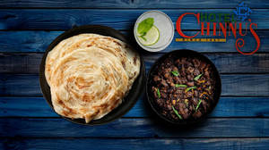 2 Porotta + Half Beef Fry + Fresh Lime Juice