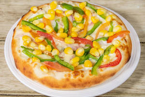 Sweet Corn Capiscum Pizza 6"