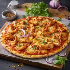 Peri peri chicken pizza