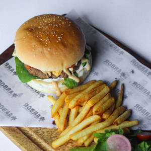 Mediterranean Lamb Burger