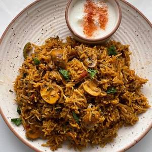 Mushroom Biriyani