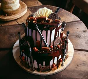 Premium Chocolate Overloaded Cake [ 3 pound]