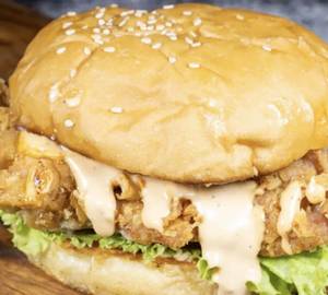 PK Crunchy Chicken Burger