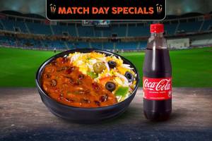 Chak-de Phatte Rice Bowl with Beverage