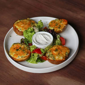 Twice Baked Potato Skins
