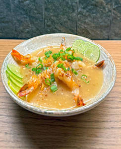 Grilled Prawns In Lemon Butter Garlic Sauce