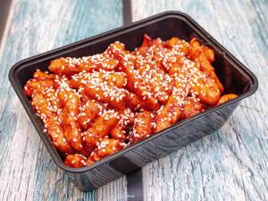 Honey chilli potato