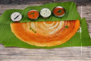 Cheese Schezwan Rava Onion Dosa