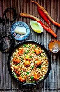 Chicken Manchurian Rice 