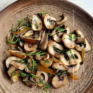 Mushroom garlic dry