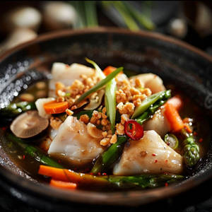 Burnt Garlic Chilli Fish