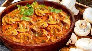 Kadai Mushroom Masala