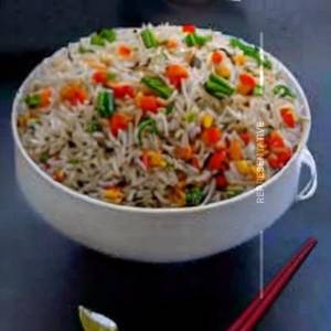 Veg garlic rice [full]